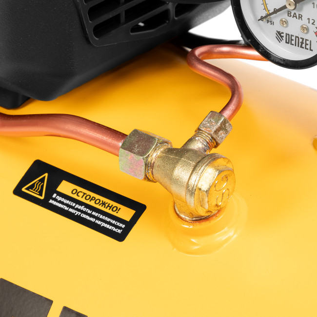 Компрессор воздушный DK1800/50, Х-PRO 1.8 кВт, 280л/мин, 50л Denzel в Новосибирске