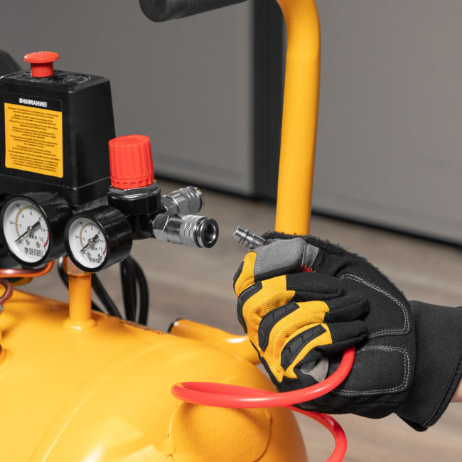 Компрессор воздушный DK1800/50, Х-PRO 1.8 кВт, 280л/мин, 50л Denzel в Новосибирске