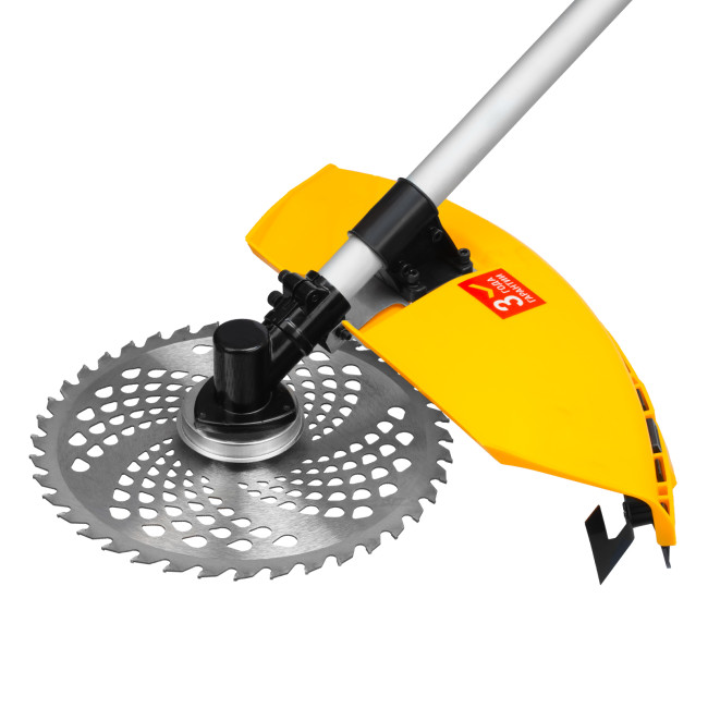 Триммер бензиновый DT-43E, 43 см3, неразъемная штанга, электростартер, состоит из 2 частей Denzel в Новосибирске