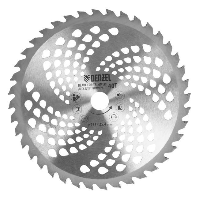 Триммер бензиновый DT-43E, 43 см3, неразъемная штанга, электростартер, состоит из 2 частей Denzel в Новосибирске