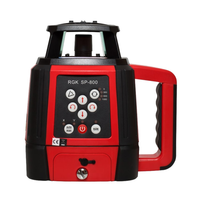 Комплект: ротационный нивелир RGK SP-800 + штатив RGK SH-170 рейка RGK LR-2 в Новосибирске Комплект: ротационный нивелир RGK SP-800 + штатив RGK SH-170 рейка RGK LR-2 в Новосибирске