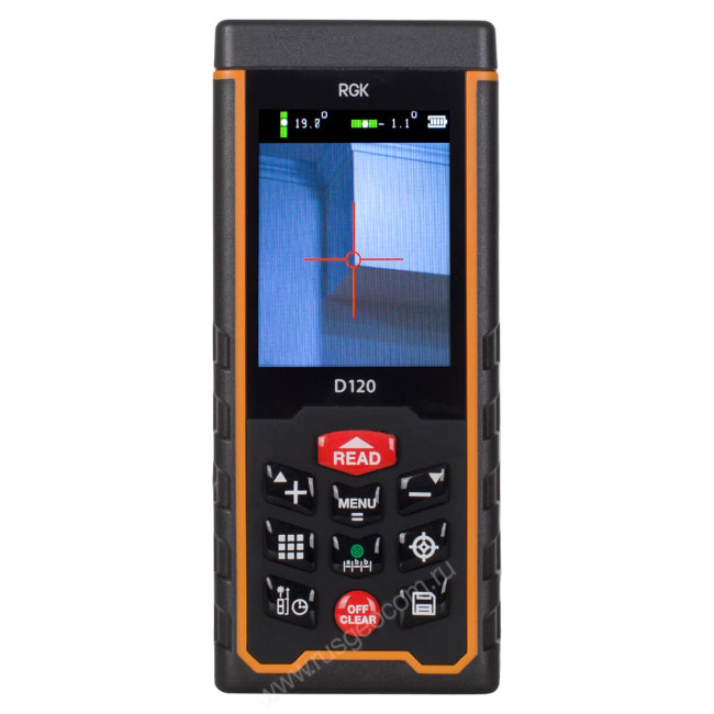 Лазерный дальномер с видоискателем RGK D120 (с поверкой) в Новосибирске Лазерный дальномер с видоискателем RGK D120 (с поверкой) в Новосибирске