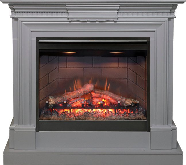 Каминокомплект Chelsea - Grey с очагом Symphony 26'' DF2608-INT в Новосибирске