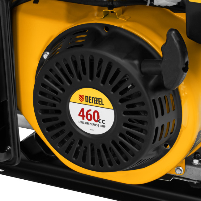 Генератор бензиновый PS 90 ED-3, 9.0 кВт, переключение режима 230 В/400 В, 25 л, электростартер Denzel в Новосибирске