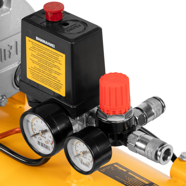 Компрессор воздушный DKV2200/100, Х-PRO 2.2 кВт, 400 л/мин, 100л Denzel в Новосибирске