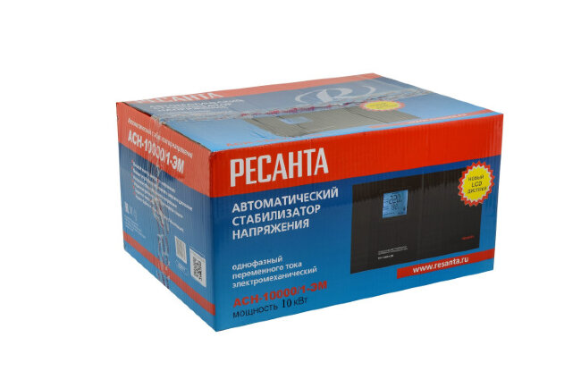 Стабилизатор напряжения РЕСАНТА АСН-10000/1-ЭМ в Новосибирске