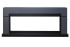 Каминокомплект Lindos Graphite Grey (линейный) с очагом Vision 60 LED в Новосибирске
