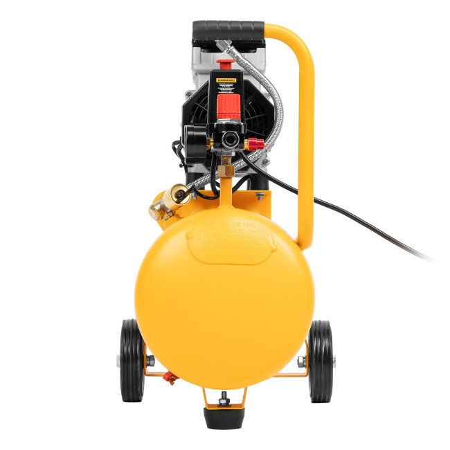 Компрессор DLS950/24 безмаслянный малошумный 950 Вт, 165 л/мин, ресивер 24 л Denzel в Новосибирске