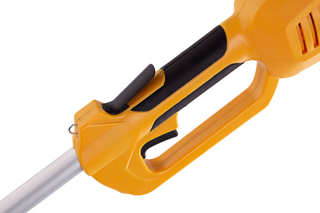 Триммер электрический TE-1220, 1200 Вт, 380 мм, катушка, диск, разборная штанга Denzel в Новосибирске