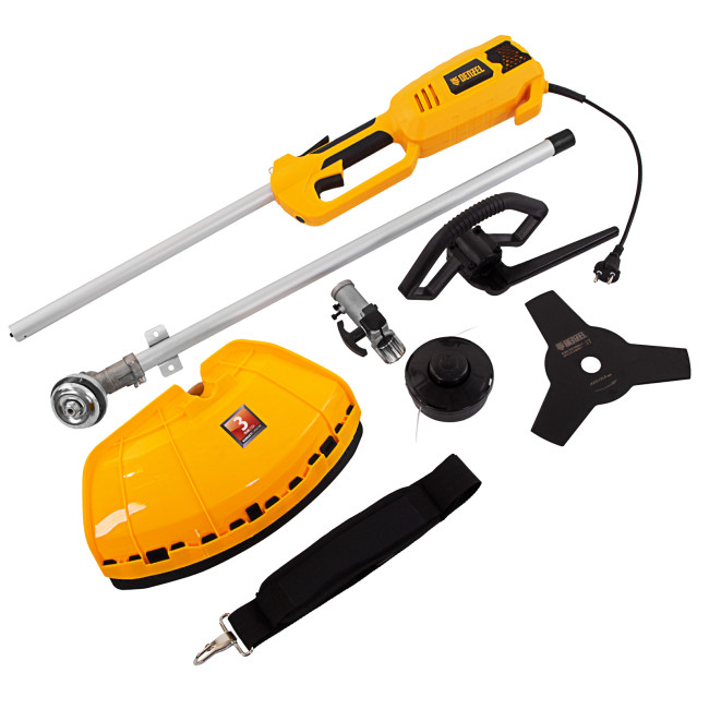 Триммер электрический TE-1220, 1200 Вт, 380 мм, катушка, диск, разборная штанга Denzel в Новосибирске Триммер электрический TE-1220, 1200 Вт, 380 мм, катушка, диск, разборная штанга Denzel в Новосибирске