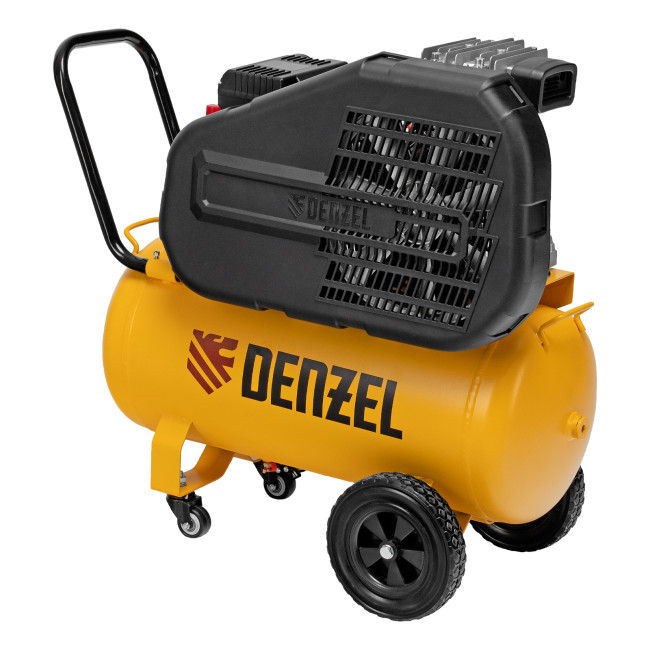 Компрессор воздушный рем. привод BCI 2100/50, 2,1 кВт, 50 литров, 400 л/мин Denzel в Новосибирске