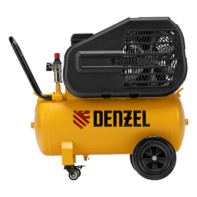 Компрессор воздушный рем. привод BCI 2100/50, 2,1 кВт, 50 литров, 400 л/мин Denzel в Новосибирске