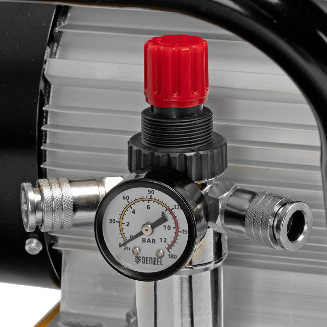 Компрессор воздушный рем. привод BCI 2100/50, 2,1 кВт, 50 литров, 400 л/мин Denzel в Новосибирске