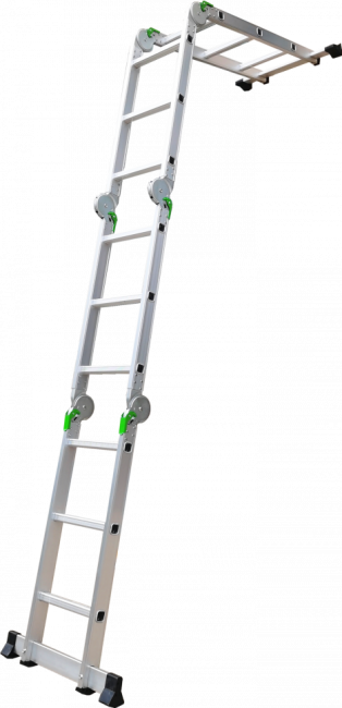 Лестница трансформер алюминиевая 4x5 TM-505 ПРОФФ в Новосибирске