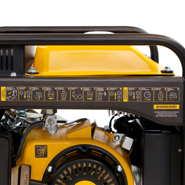 Генератор инверторный GT-2500iF, 2.5 кВт, 230 В, бак 5 л, открытый корпус, ручной старт Denzel в Новосибирске