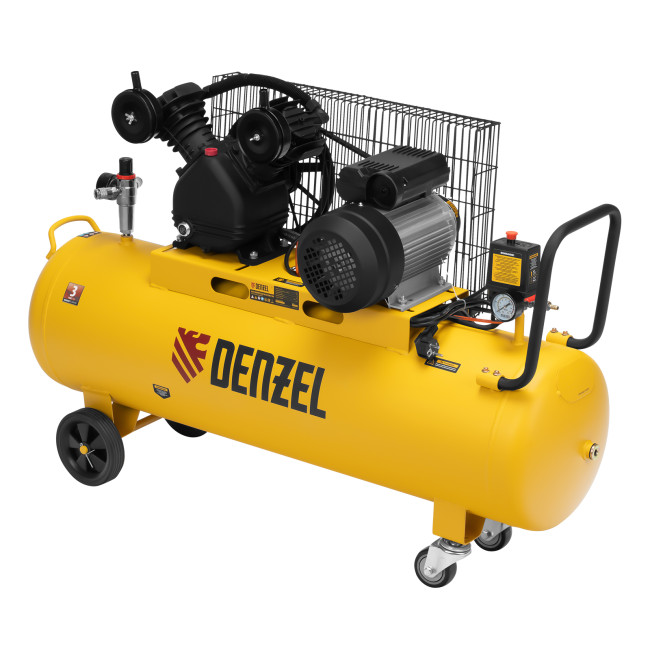 Компрессор воздушный BCV2300/100, ременный привод, 2.3 кВт, 100 литров, 440 л/мин Denzel в Новосибирске Компрессор воздушный BCV2300/100, ременный привод, 2.3 кВт, 100 литров, 440 л/мин Denzel в Новосибирске