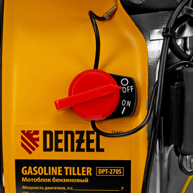 Мотоблок DPT-270S, 7 л.с., ремен.сцеп, фрез 3х4, ШОМ, передачи 2В/1Н Denzel в Новосибирске Мотоблок DPT-270S, 7 л.с., ремен.сцеп, фрез 3х4, ШОМ, передачи 2В/1Н Denzel в Новосибирске