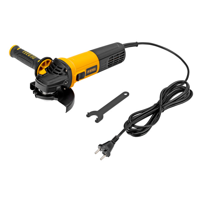 Машина шлифовальная угловая AG125-1500, 1500 Вт, 125 мм, 3000-11000 об/мин Denzel в Новосибирске