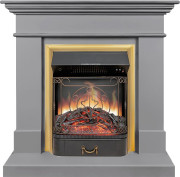 Каминокомплект California STD CRM (Разборный) - Санд грей с очагом Majestic FX Brass Каминокомплект California STD CRM (Разборный) - Санд грей с очагом Majestic FX Brass