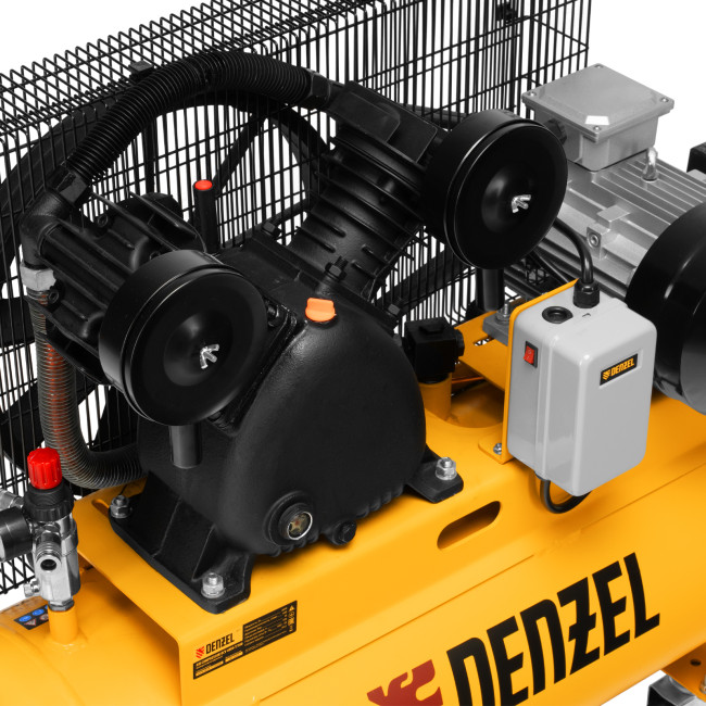 Компрессор воздушный рем. привод BCV 4000-T/100, 4,0 кВт, 100 литров, 690 л/мин Denzel в Новосибирске Компрессор воздушный рем. привод BCV 4000-T/100, 4,0 кВт, 100 литров, 690 л/мин Denzel в Новосибирске