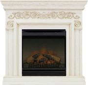 Каминокомплект Athena - Слоновая кость с патиной с очагом Gannon DF2010-EU