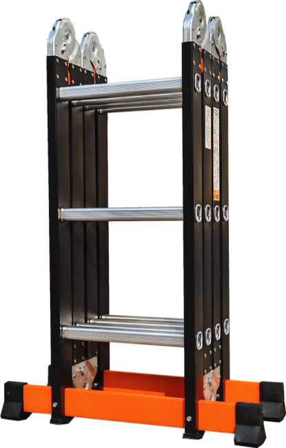 Лестница трансформер стальная, алюминиевые ступени 4x3 TM-503С в Новосибирске Лестница трансформер стальная, алюминиевые ступени 4x3 TM-503С в Новосибирске