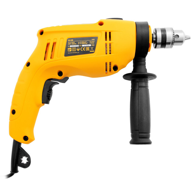 Дрель ударная ID-550, 550 Вт, 0-2900 об/мин, 46400 уд/мин Denzel в Новосибирске