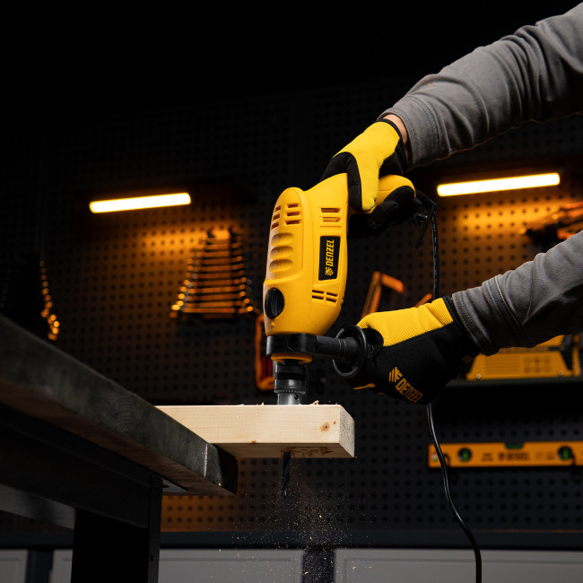 Дрель ударная ID-550, 550 Вт, 0-2900 об/мин, 46400 уд/мин Denzel в Новосибирске