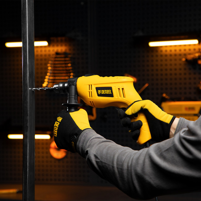 Дрель ударная ID-550, 550 Вт, 0-2900 об/мин, 46400 уд/мин Denzel в Новосибирске