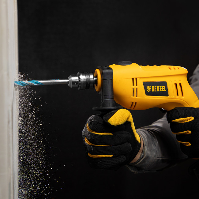 Дрель ударная ID-550, 550 Вт, 0-2900 об/мин, 46400 уд/мин Denzel в Новосибирске