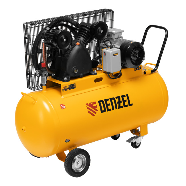 Компрессор воздушный рем. привод BCV 4000-T/200, 4,0 кВт, 200 литров, 690 л/мин Denzel в Новосибирске