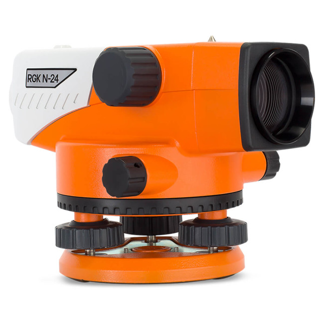 Комплект оптический нивелир RGK N-24 + штатив S6-N + рейка AMO S5 в Новосибирске
