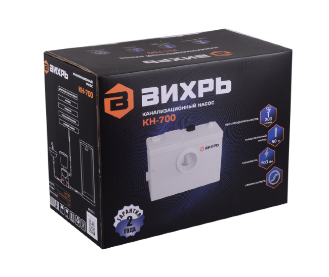 Канализационный насос Вихрь КН-700 в Новосибирске