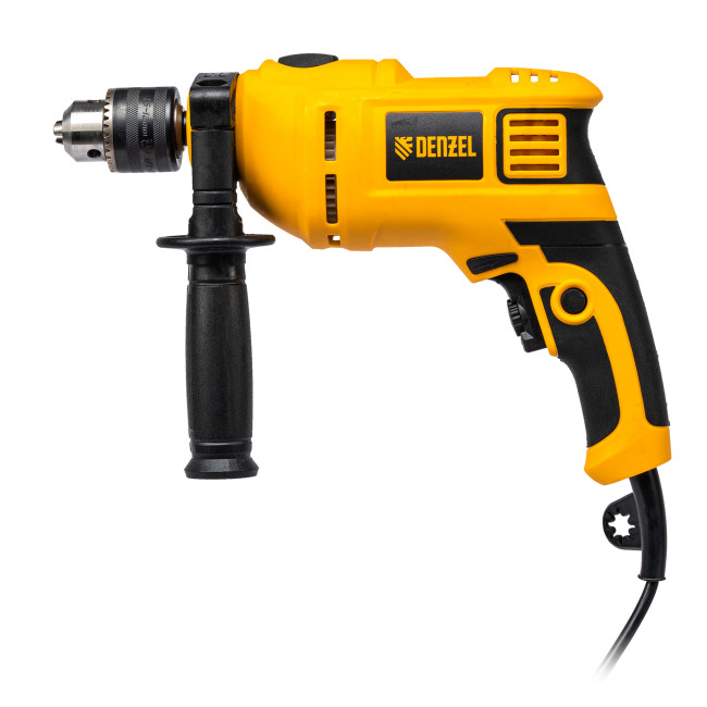 Дрель ударная ID-650, 650 Вт, 0-3000 об/мин, 48000 уд/мин Denzel в Новосибирске