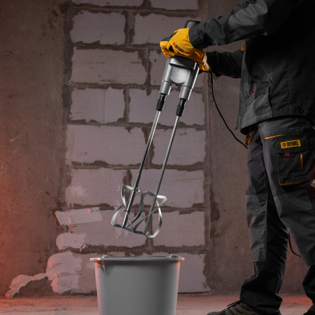 Миксер строительный EM-2-1600, 1600 Вт, 200-480/250-680 об/мин Denzel в Новосибирске