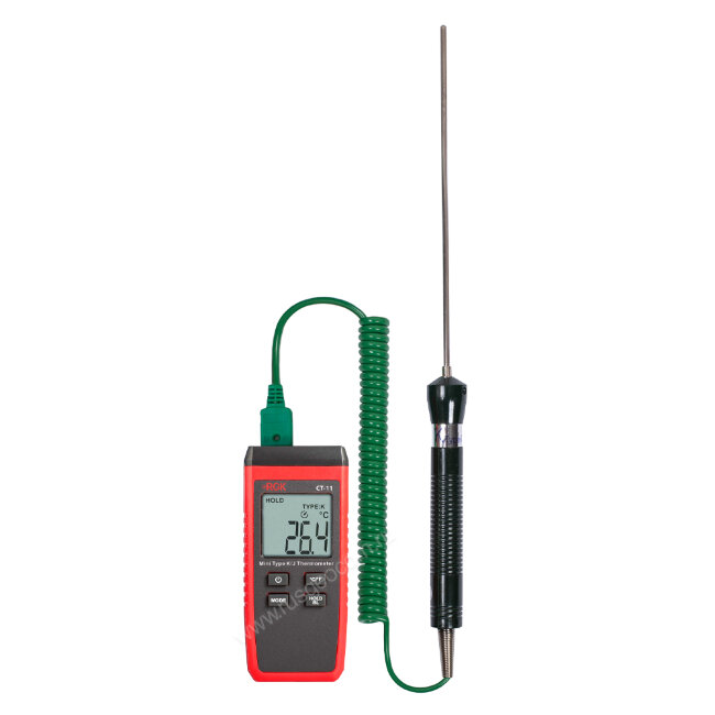 Термометр RGK CT-11 с погружным зондом температуры TR-10W в Новосибирске