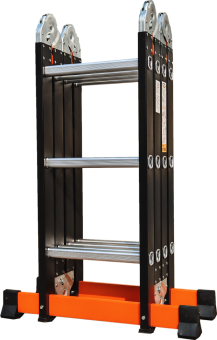 Лестница трансформер стальная, алюминиевые ступени 4x5 TM-505С Лестница трансформер стальная, алюминиевые ступени 4x5 TM-505С