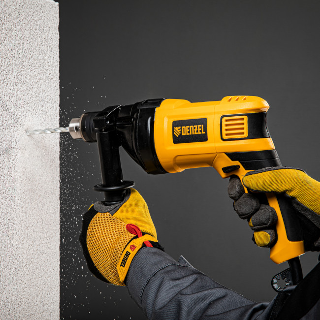 Дрель ударная ID-850, 850 Вт, 0-3000 об/мин, 48000 уд/мин Denzel в Новосибирске
