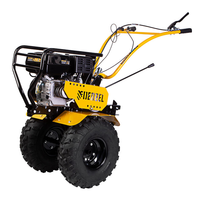 Мотоблок DPT-370-PRO, 7 л.с, ременное сцепление, ширина 90 см, глубина 35 см, фрез 3 х 4, ШОМ, передачи 4В/2Н Denzel в Новосибирске