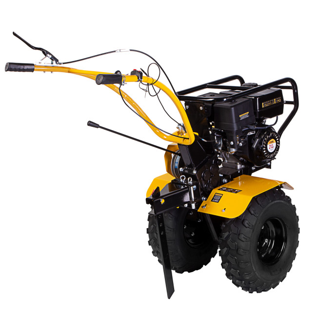 Мотоблок DPT-370-PRO, 7 л.с, ременное сцепление, ширина 90 см, глубина 35 см, фрез 3 х 4, ШОМ, передачи 4В/2Н Denzel в Новосибирске