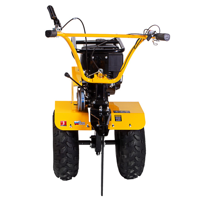 Мотоблок DPT-370-PRO, 7 л.с, ременное сцепление, ширина 90 см, глубина 35 см, фрез 3 х 4, ШОМ, передачи 4В/2Н Denzel в Новосибирске