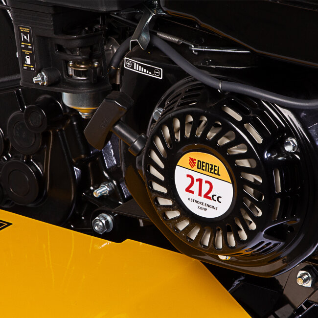 Мотоблок DPT-370-PRO, 7 л.с, ременное сцепление, ширина 90 см, глубина 35 см, фрез 3 х 4, ШОМ, передачи 4В/2Н Denzel в Новосибирске