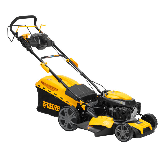 Газонокосилка бензиновая GLD-460SP-VE, 146 см3, шир. 46см, привод, вариатор, эл.старт, 60 л Denzel в Новосибирске