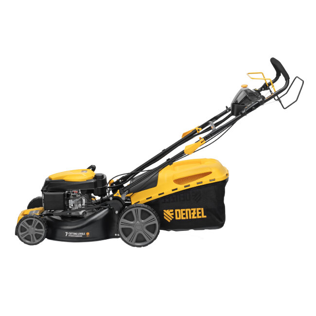 Газонокосилка бензиновая GLD-460SP-VE, 146 см3, шир. 46см, привод, вариатор, эл.старт, 60 л Denzel в Новосибирске