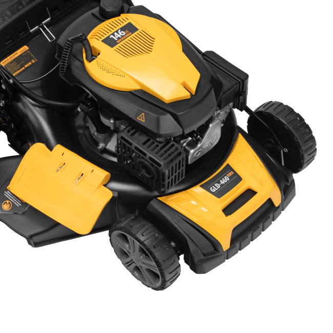 Газонокосилка бензиновая GLD-460SP-VE, 146 см3, шир. 46см, привод, вариатор, эл.старт, 60 л Denzel в Новосибирске