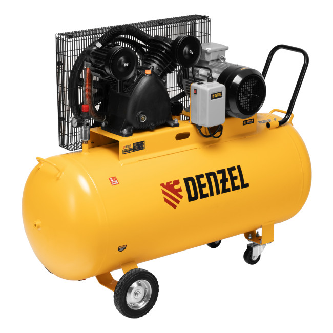Компрессор воздушный рем. привод BCV 5500-T/270, 5,5 кВт, 270 литров, 850 л/мин Denzel в Новосибирске