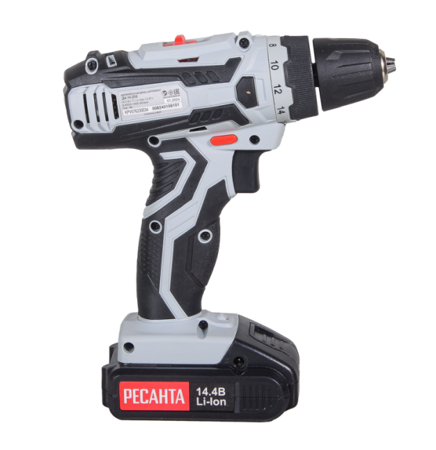 Дрель-шуруповерт аккумуляторная ДА-14-2ЛК Ресанта в Новосибирске