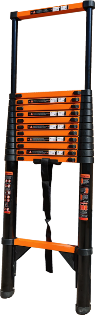 Лестница телескопическая 3,1 м TM-1031С (углеродистая сталь) в Новосибирске