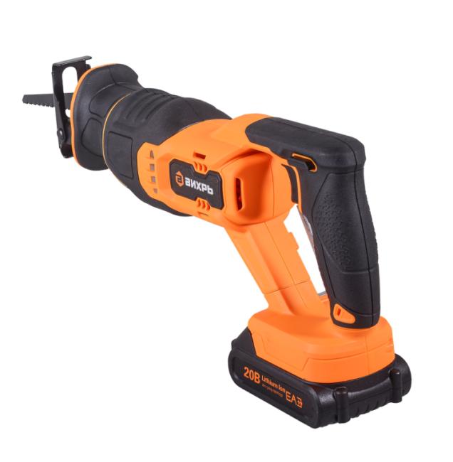 Сабельная пила аккумуляторная Вихрь АСП-20Li (в комплекте 1 АКБ и ЗУ) в Новосибирске Сабельная пила аккумуляторная Вихрь АСП-20Li (в комплекте 1 АКБ и ЗУ) в Новосибирске