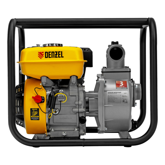 Мотопомпа бензиновая для чистой воды PX-50, 7 л.с, 2", 600 л/мин, глубина 8 м, напор 30 м Denzel в Новосибирске